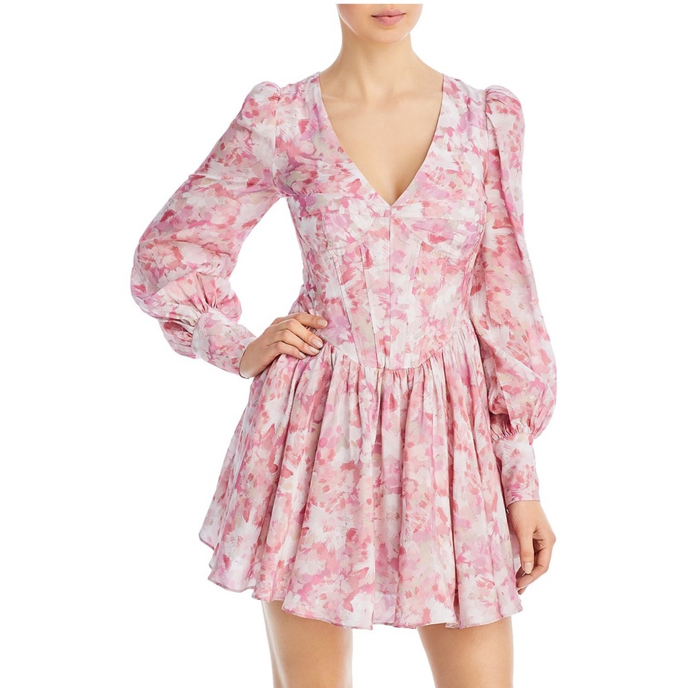 Bardot Pink Floral Women's Blouse